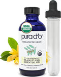 PURA D'OR Organic Ylang Ylang Essential Oil 100% Pure & Natural Therapeutic by PURADOR