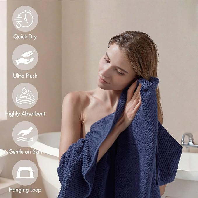 Madison Park 4-Piece Bath Towel Set - Image 6