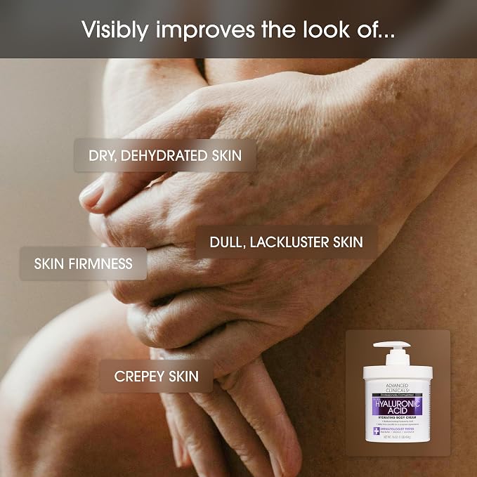 Advanced Clinicals Collagen Peptides Body Lotion + Hyaluronic Acid Moisturizer - Image 7
