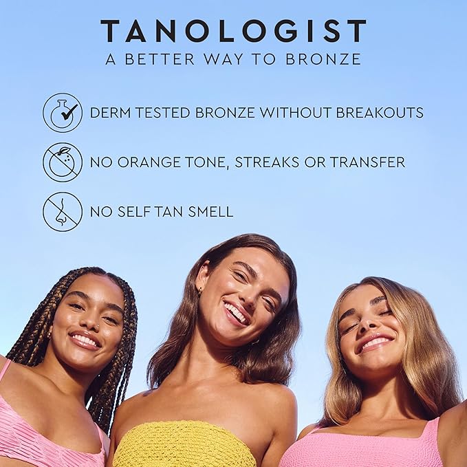 Tanologist Light Self Tan Water, Streak-Free Tanning Mist, Natural Bronze - Image 4