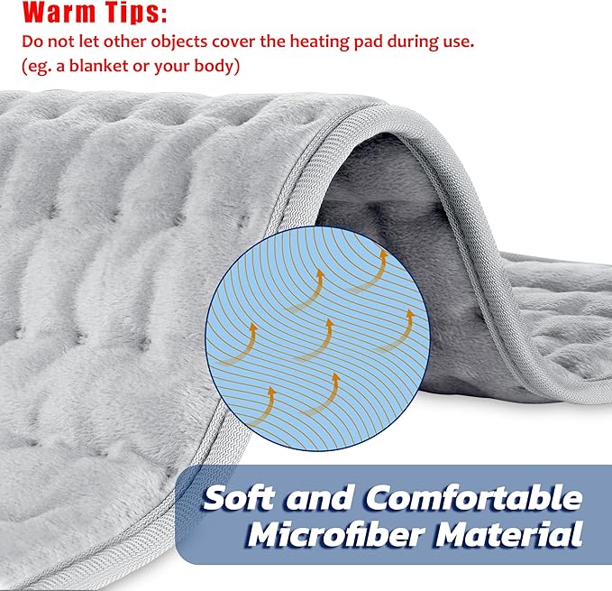 24"x20" Electric Heating pad for Back Neck Shoulder Knee Arms Legs- Electric - Image 2
