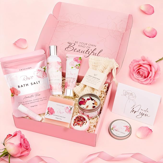 Gifts for Women, Birthday Gifts for Women, Bath and Body Gift Basket Mothers - Image 3