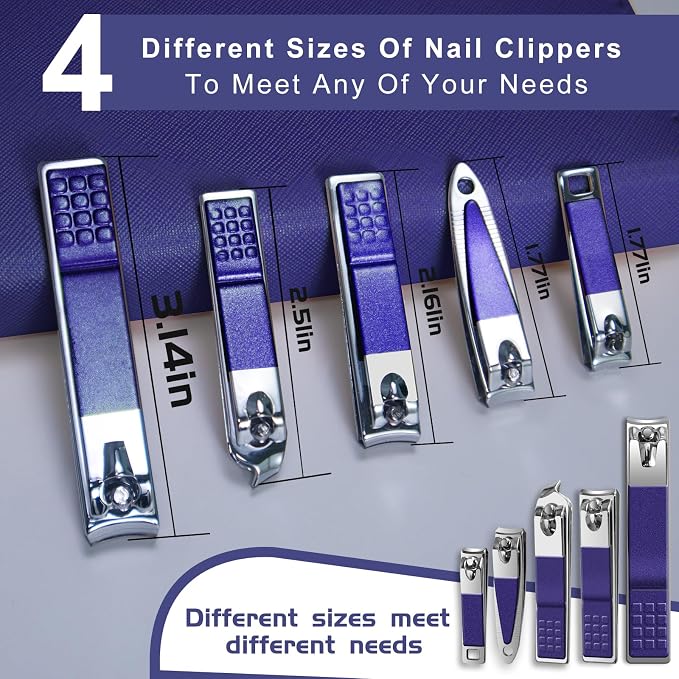 Manicure Set 30 in 1 Nail Clippers Set, Nail Manicure Kit - Image 3