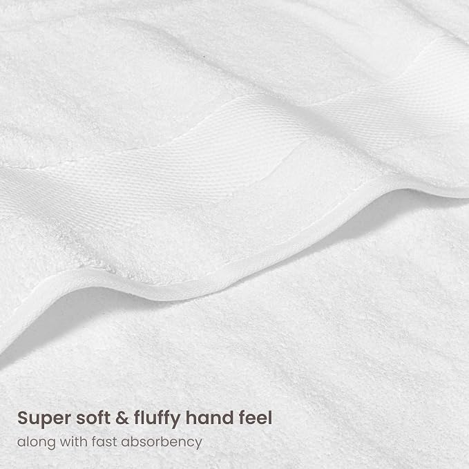 BIOWEAVES 100% Organic Cotton 700 GSM Plush Washcloths 13" x 13" GOTS Certified - Image 2