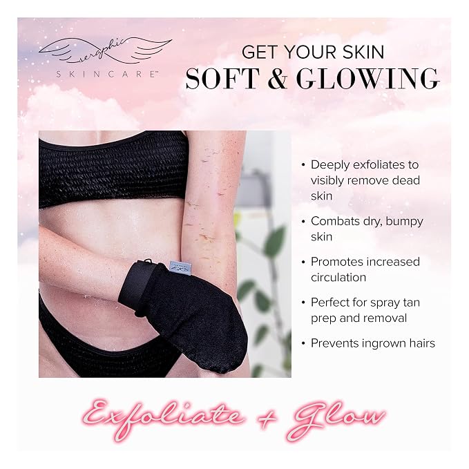 Seraphic Skincare Original Premium Exfoliating Mitt - Image 5