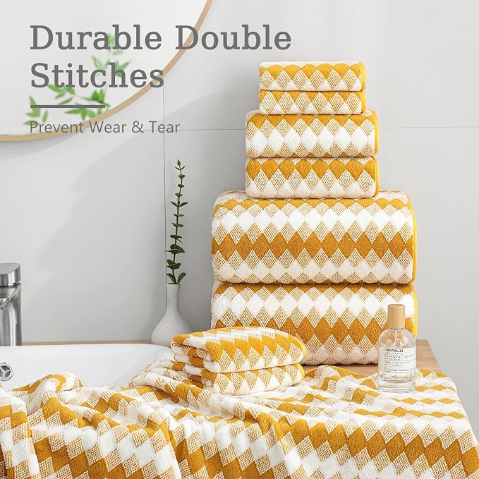 4 Piece Bath Towel Set Oversized Bath Sheet 35"x70" Bathroom Towel Extra Large - Image 6