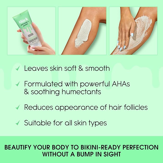 Sliick Exfoliate and Polish Body Scrub, Infused - Image 4