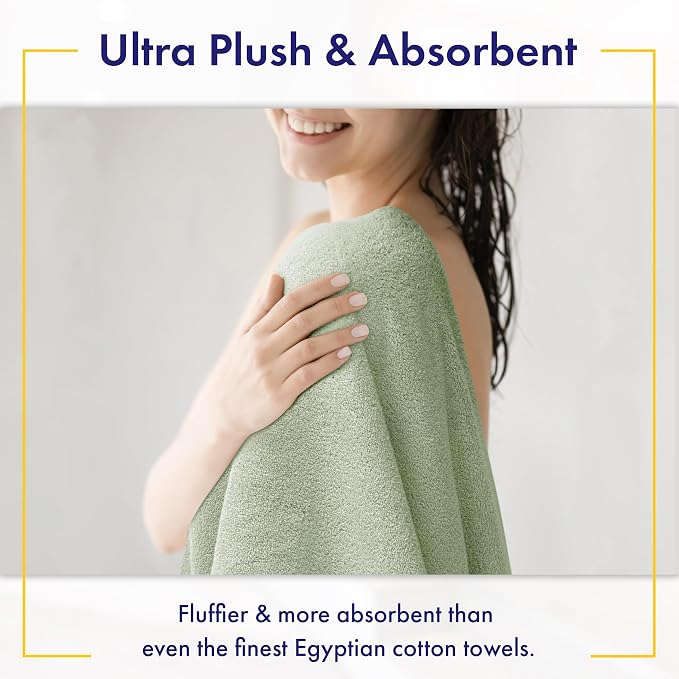 Alusa Home 100% Organic Luxury Bath Sheets - Image 3