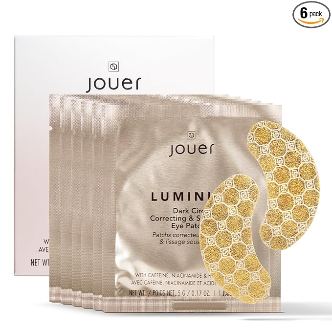 Jouer Luminize Dark Circle Correcting & Smoothing Eye Patches, Caffeine Eye by Jouer