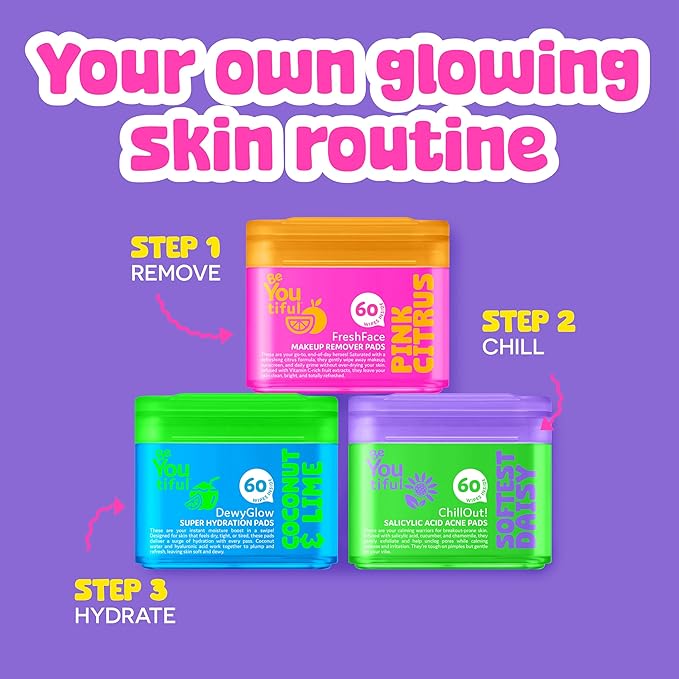 BeYoutiful ChillOut Gentle Acne Cleansing Face Wipes - Image 4