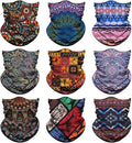 Venswell Neck Gaiter Face Mask Men Women, Seamless Bandana Rave Face Cover by Venswell