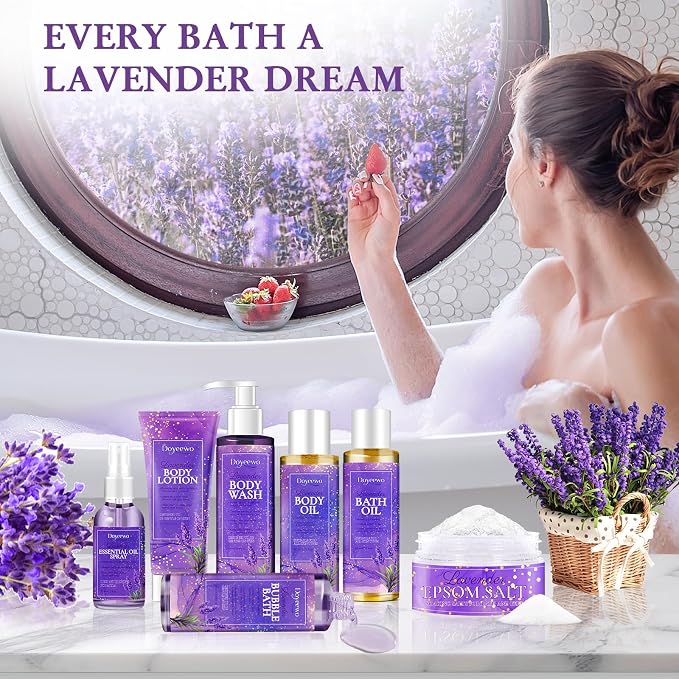 Spa Gifts for Women, Bath Body Care Wash Christmas Gifts Baskets for Women - Image 2
