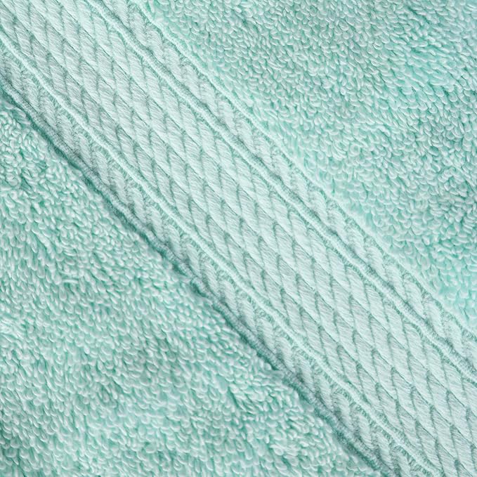 SUPERIOR Egyptian Cotton Pile 8 Piece Towel Set, Includes 2 Bath, 2 Hand - Image 6