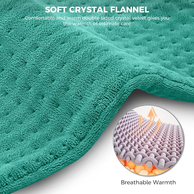 NOWWISH XXXL Heating Pad for Back Pain Relief & Period Cramps, 24x32 Inch Moist - Image 5