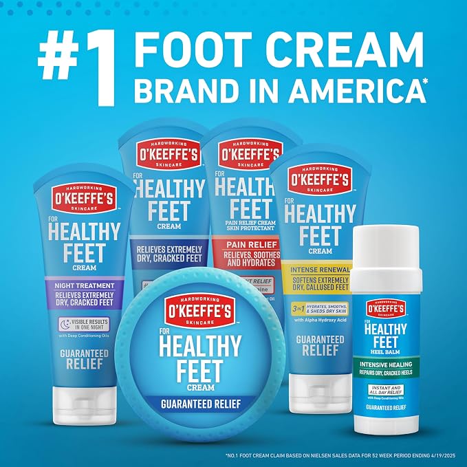 O'Keeffe's for Healthy Feet Intense Renewal Cream - 3 oz Tube - Chemically - Image 8