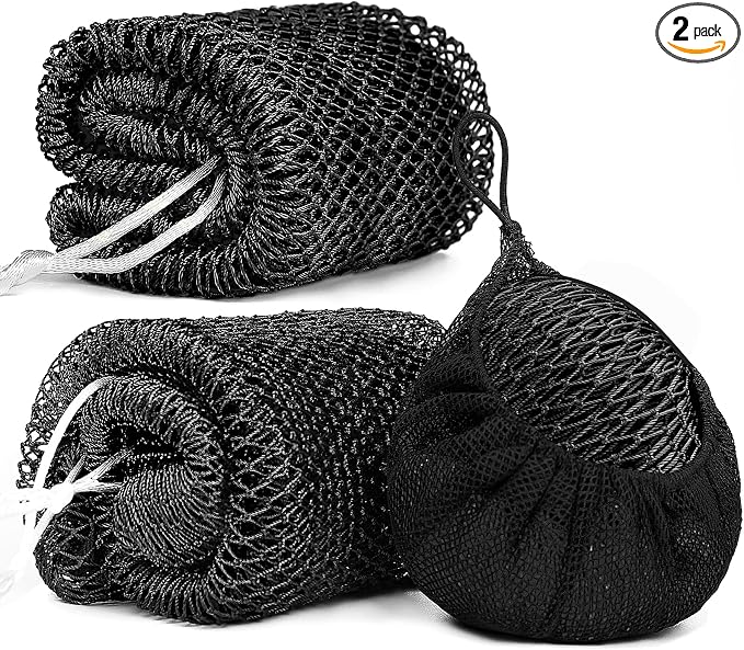 2 Pack African Net Sponge Exfoliating Body Scrubber Bath Sponge by Unknown