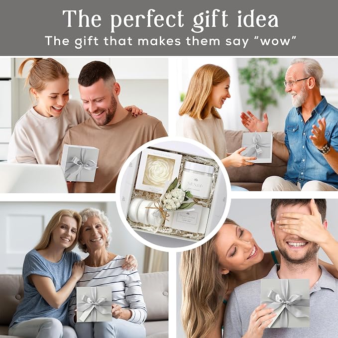 Mothers Day Spa Basket for Women – Sweet Coconut Luxury Candle & Bath Set - Image 6