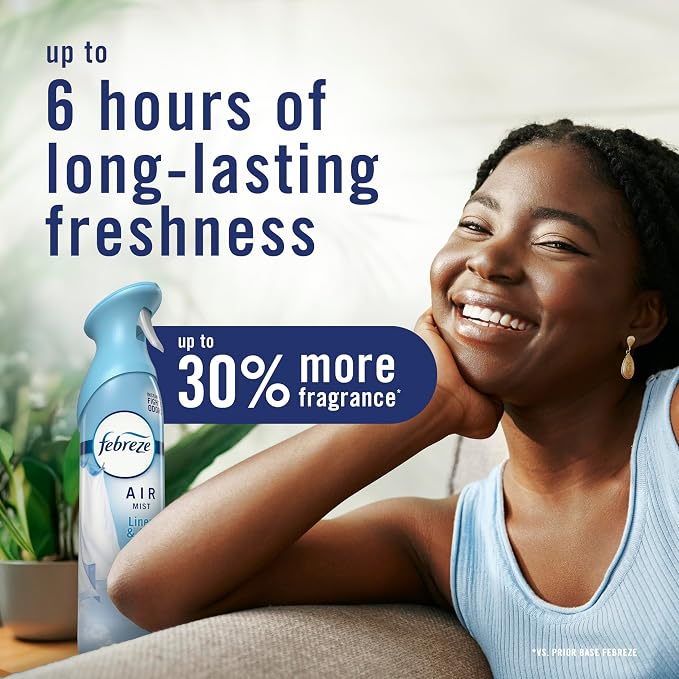 Febreze New & Improved Air Mist Bora Bora Waters, Air Freshener, Home and - Image 7