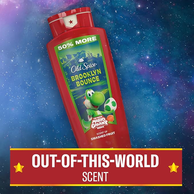 Old Spice Body & Face Wash for Men, x The Super Mario Galaxy Movie, 3X Defense - Image 7