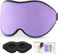 LitBear Sleep Mask for Side Sleeper Women Men, Eye Mask for Sleeping Light by LitBear