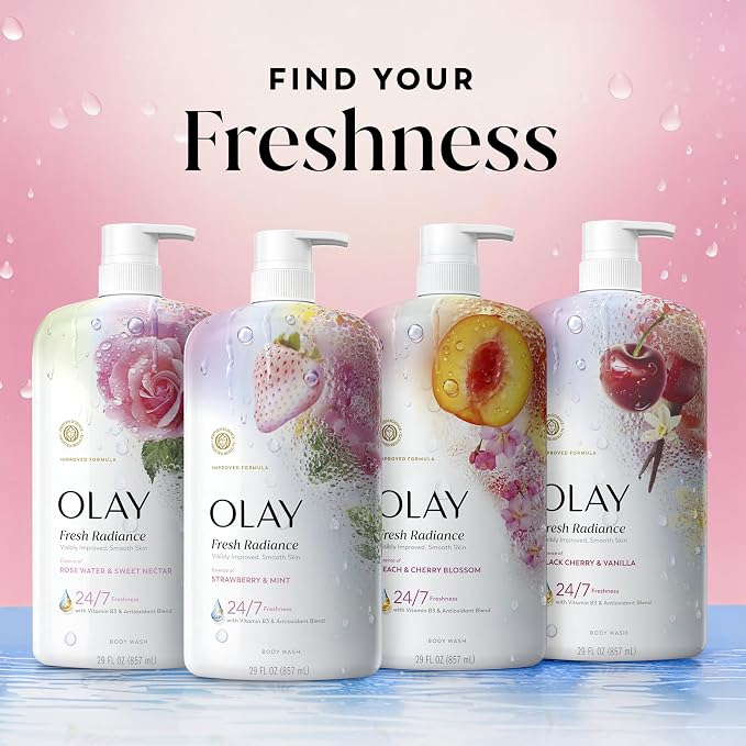 Olay Body Wash for Women, Fresh Radiance, 24/7 Skin-Loving Freshness, Visibly - Image 10