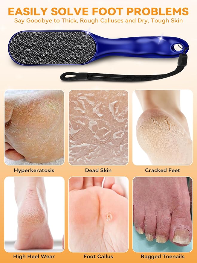 Nano Glass Foot File Professional Foot Scraper Dead Skin Rasp, Wet Dry Foot - Image 5