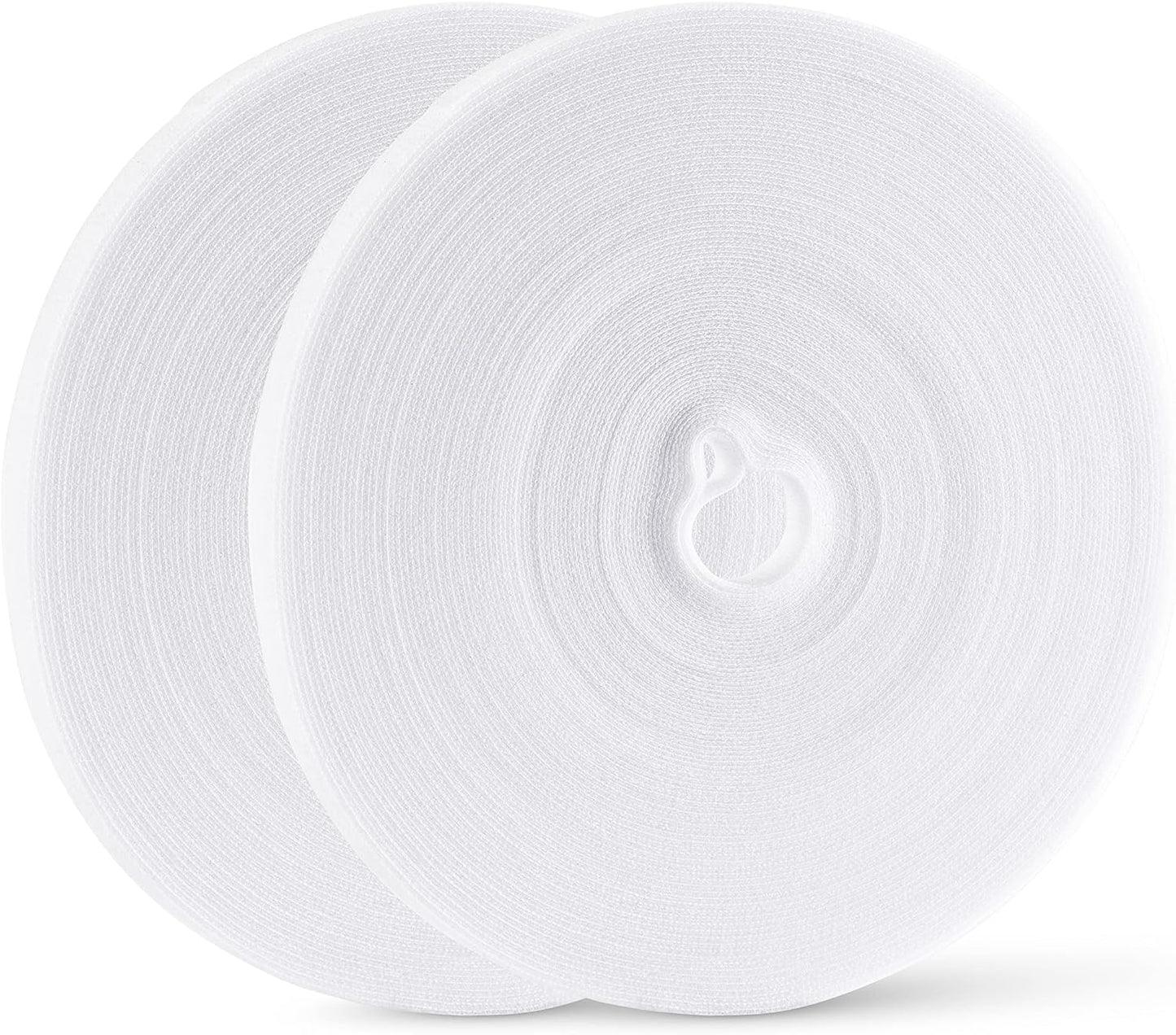 54 Yards x 1/2 Inch Reusable Cable Ties - BSELEYY Adjustable Cord Straps Cable Management Tape Cord Organization Straps Hook Loop Tape Cord Wrap for Home,Office, Wire Bundling (27Yd x 2 Rolls)