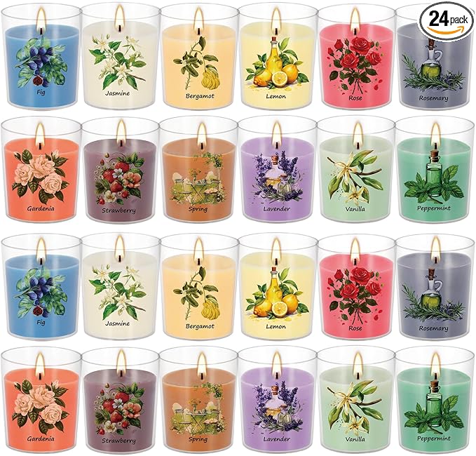 Aromatherapy Candles Set by YIH
