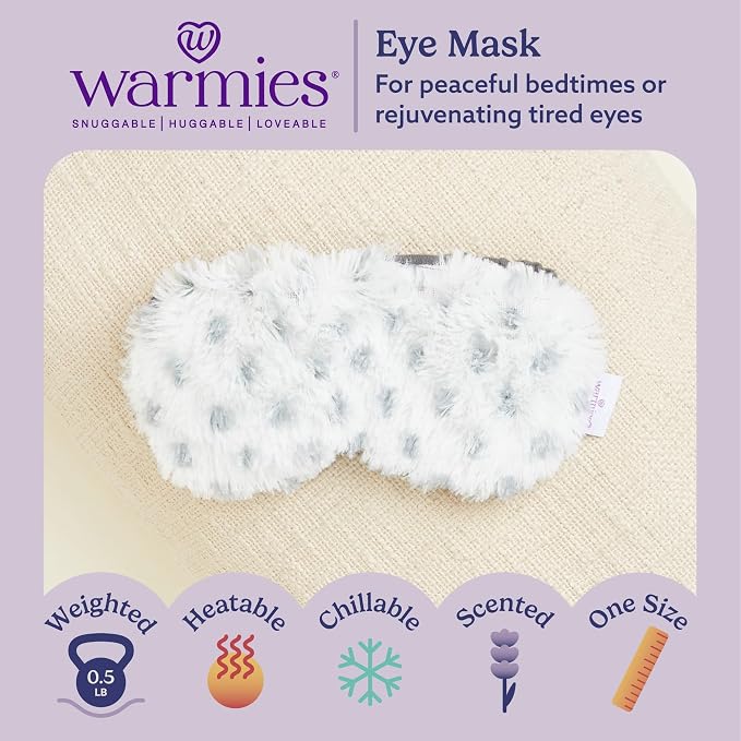 warmies Microwavable Eye Mask for Warmth & Comfort - Image 2