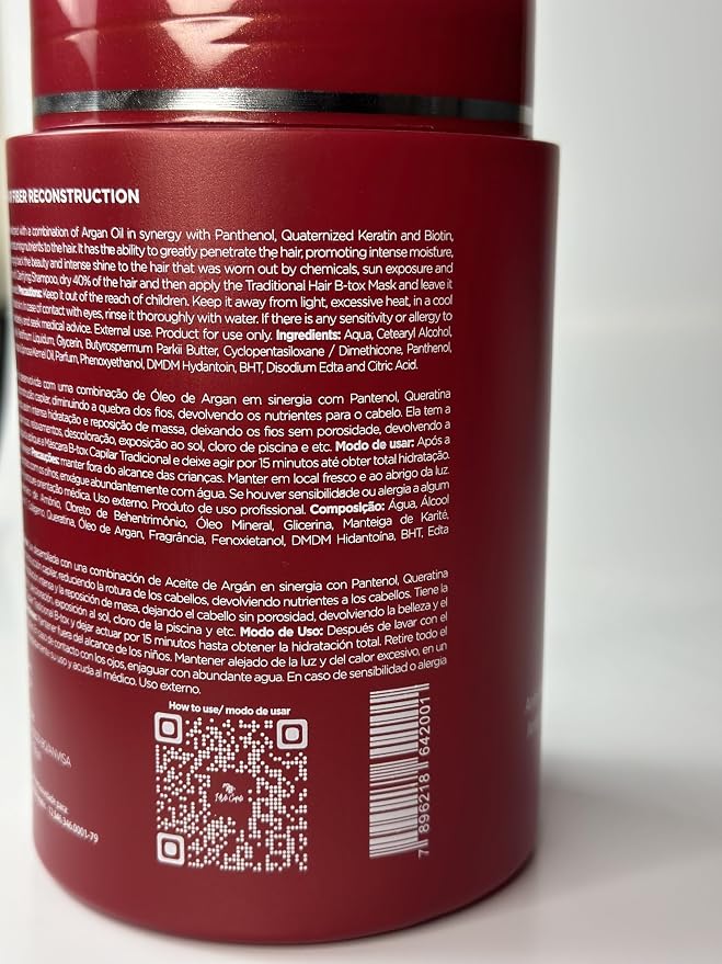 I Belli Capelli Ravenna Hair Treatment Kit- 1kg/35.2 oz B-tox Hair Mask + - Image 16