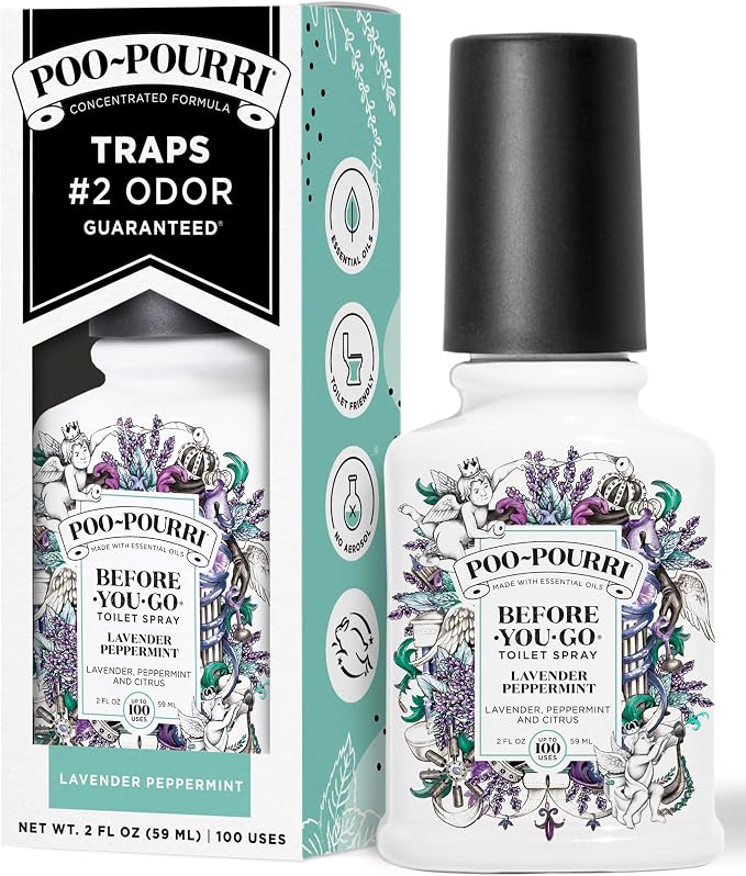 Poo-Pourri Before-You-Go Toilet Spray, Lavender Peppermint, 2 Fl Oz, Bathroom by %7EPourri