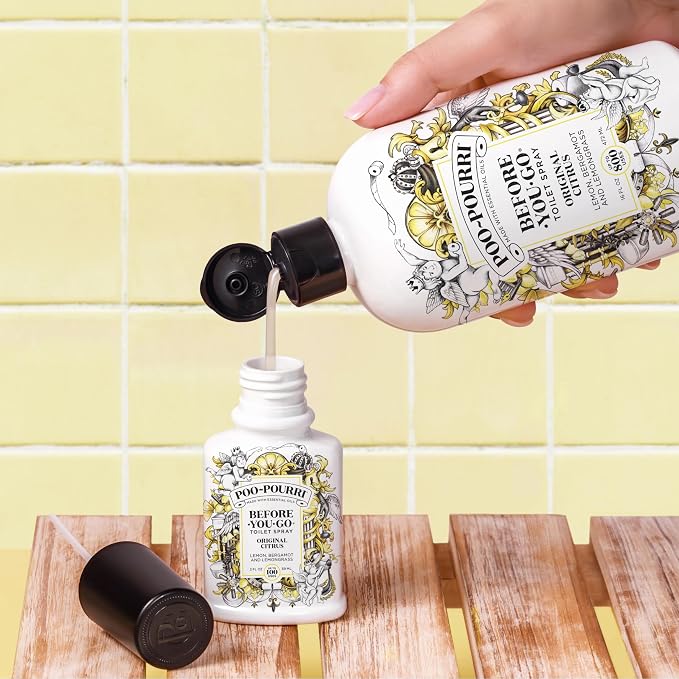 Poo-Pourri Before-You-Go Toilet Spray, Fresh Sea Salt, 2 Fl Oz, Bathroom Odor - Image 11
