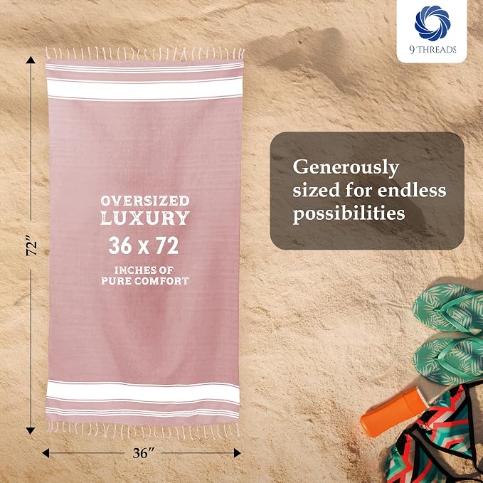 Cotton Turkish Beach Towel - Image 9