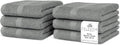 100% Cotton Wash Cloth for face & Body Set of 6, Sustainable, Highly Absorbent by VillaCelestia
