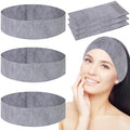 128 Pieces Disposable Spa Facial Headbands Stretch Non-Woven Facial Headband by PINKXHY