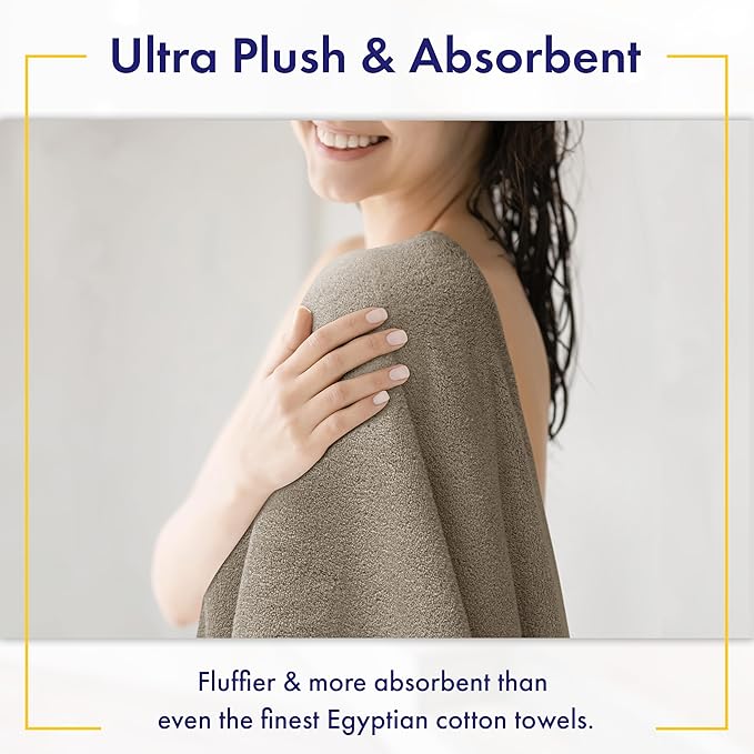 Alusa Home 100% Organic Zero-Twist Cotton Towels - Image 3