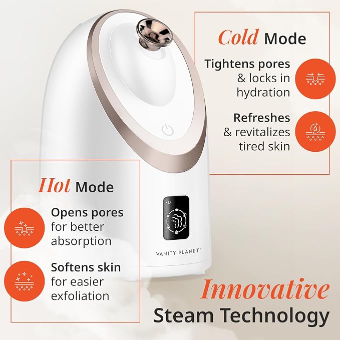 Vanity Planet Senia Hot and Cold Facial Steamer - Image 3