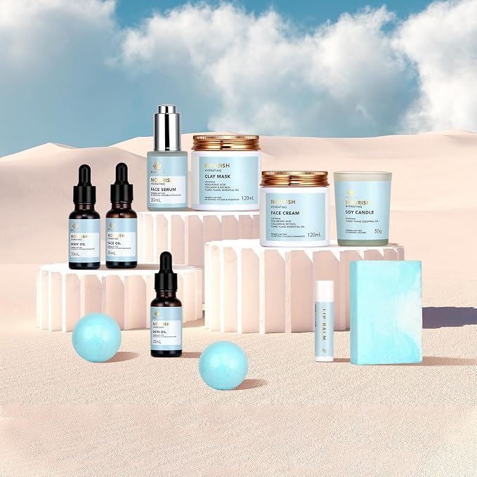 30pcs Mother's Day Gifts, Spa Gift Basket Set, Ylang Facial Skin Care Set - Image 8