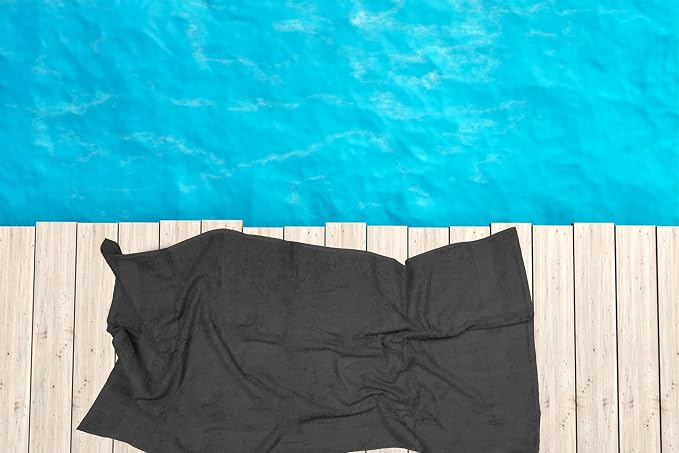 Large Bath Towels Pack of 6 – 24" x 50", 100% Cotton Terry – Soft, Quick-Dry & - Image 5