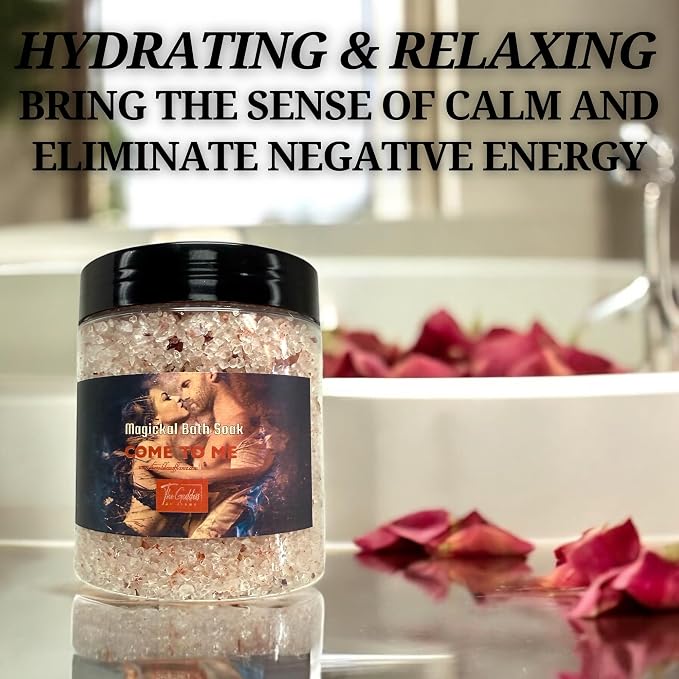 Come to Me Bath Salts 12oz – Spiritual Love Ritual Bath Soak – Manifestation & - Image 7