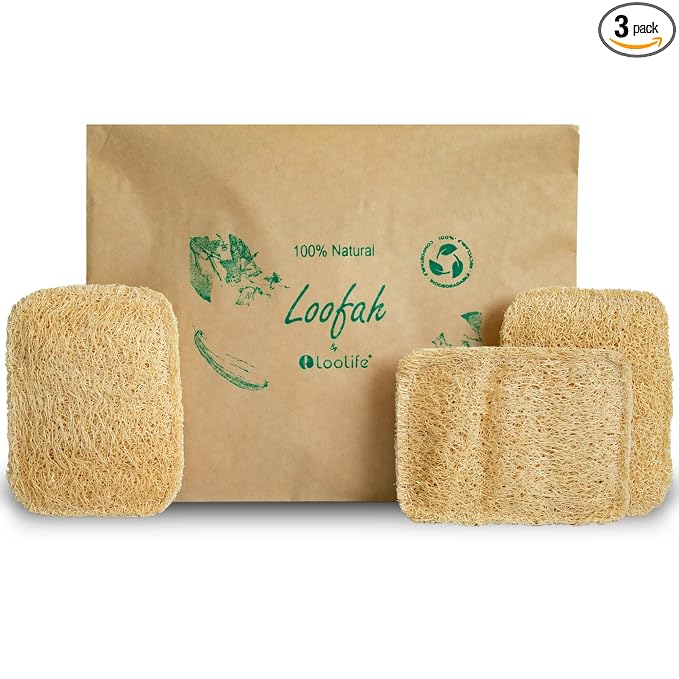 Natural Loofah Kitchen Sponge by LooLife