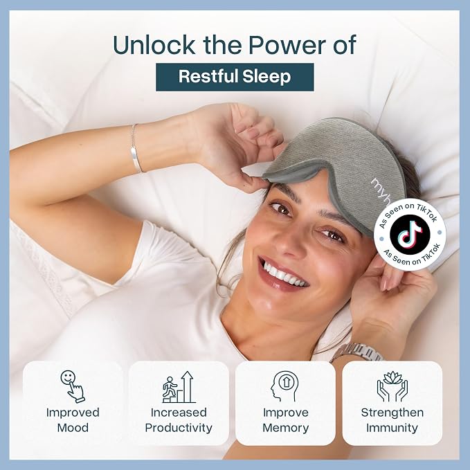 MyHalos® Sleep Mask – 3D Blackout Eye Mask - Image 2