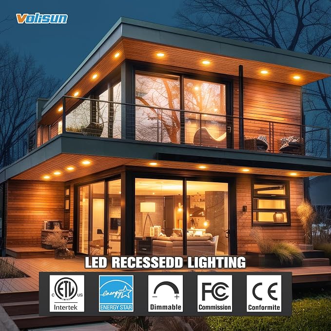 VOLISUN 12 Pack 6 Inch 5CCT Recessed Light - Image 7