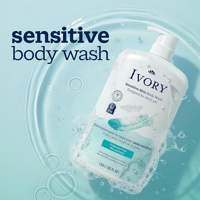 Ivory Body Wash, Designed for the Whole Family, Gentle Formula, Free of Dyes - Image 3