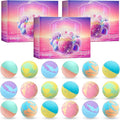 Bath Bombs Salt Balls, 18 Natural Handmade Bath Bomb Kit, Organic Bathbombs by Unknown