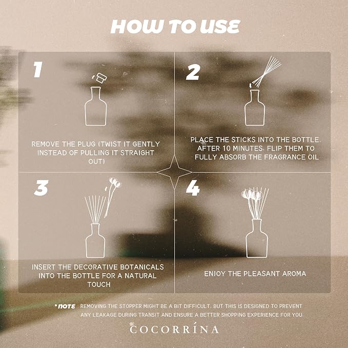 COCORRÍNA Black Forest Reed Diffuser – 6.76 oz Essential Oil - Image 7