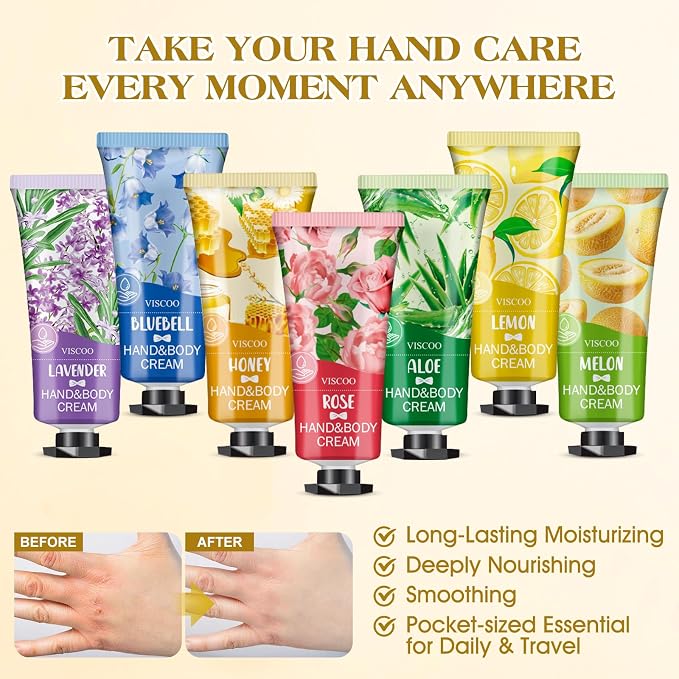 VISCOO 84 Pack Hand Cream Gifts Set - Image 3