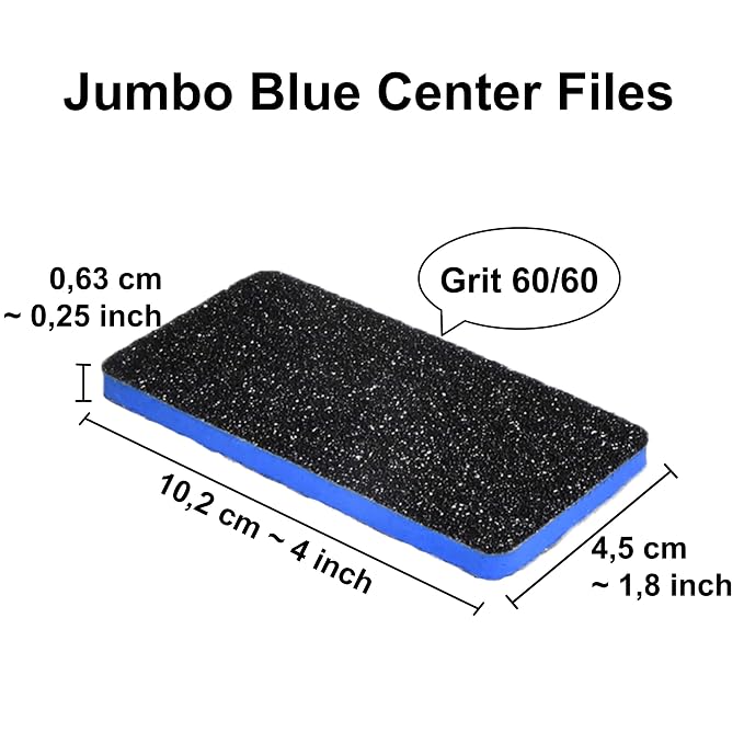 New AMT 12 PCS Pedicure Foot File Grit 60/60, Nail Files - Image 7