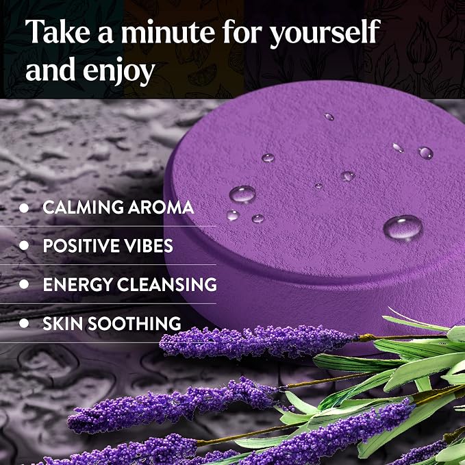 Miracle Made Lavender Aromatherapy Shower Steamers – Essential Oil Scented - Image 3