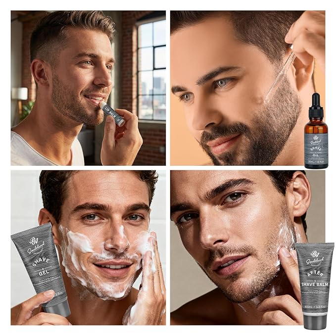 21 Pcs Bath & Body Care Set for Men, Father's Day Gifts for Dad, Home Spa Self - Image 3